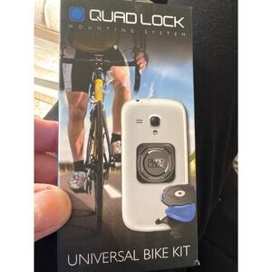 Quad Lock Handlebar/Stem Phone Mount Bike Kit with Universal MAG Adapter NIB
